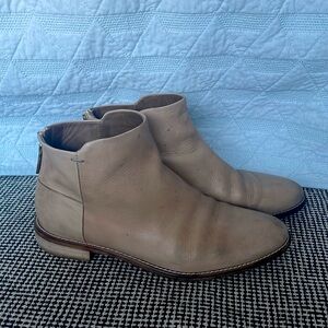 M. Gemi Italian Leather Ankle Boots, 37.5